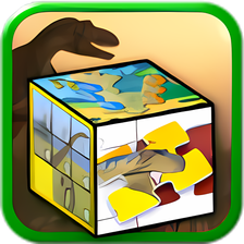 Kids dinosaur puzzles and number games