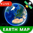 أيقونة البرنامج: Live Earth Map Satellite …